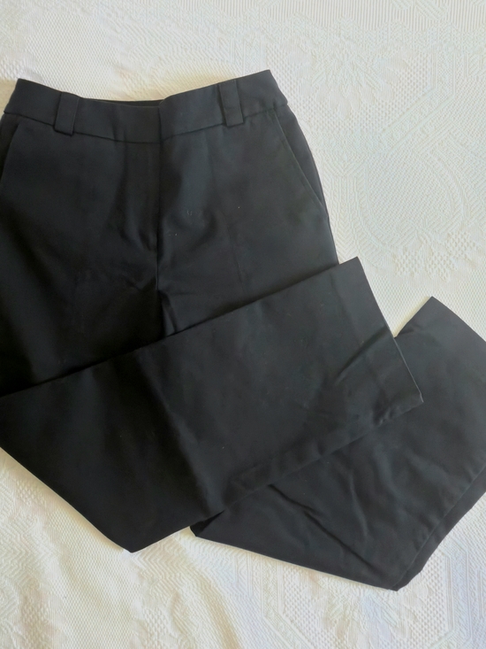 Talbots Pants - Talbots Black Petite Stretch Straight-Leg Pants Size 2